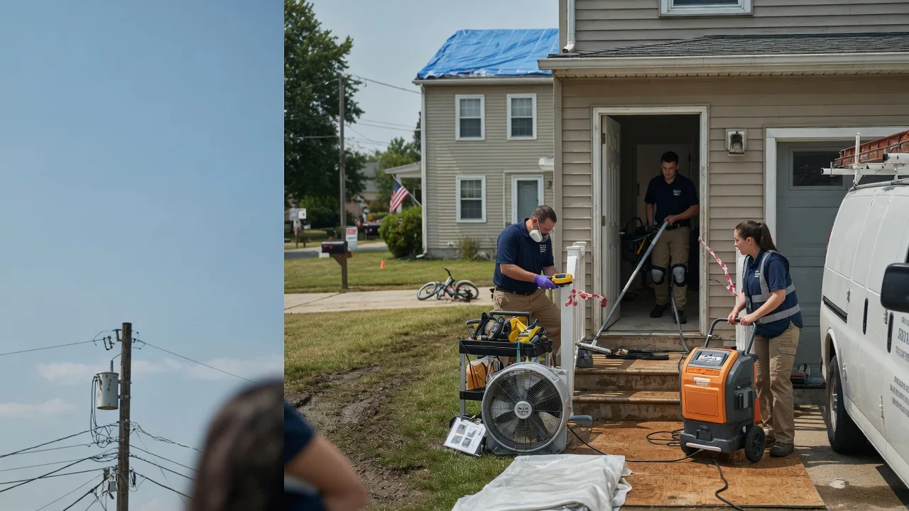 Water Damage Repair in Pemberton, OH near me